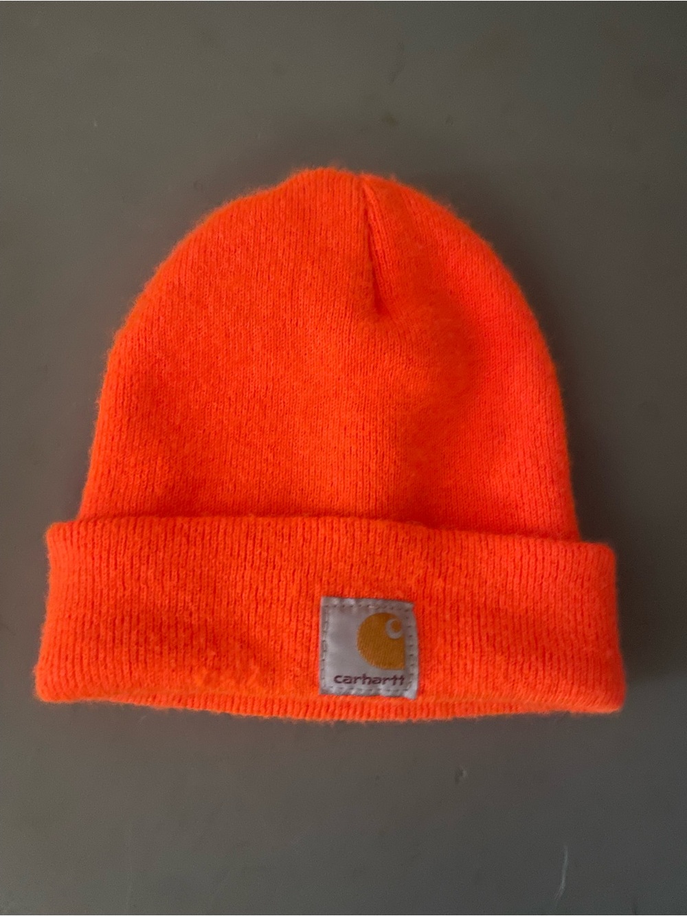 Carhartt Kids' Neon Orange Beanie Hat
